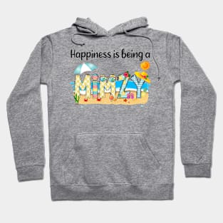 Happiness Is Being A Mimzy Summer Beach Happy Mother's Day Hoodie